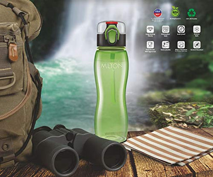 MILTON Kids Water Bottle 3 Pack Triton 25 Oz Large Sports Water Bottle for Men, Women, Kid Wide Mouth Water Bottle with Strap Carry Handle for Bike Gym Running Cycling Multi Color