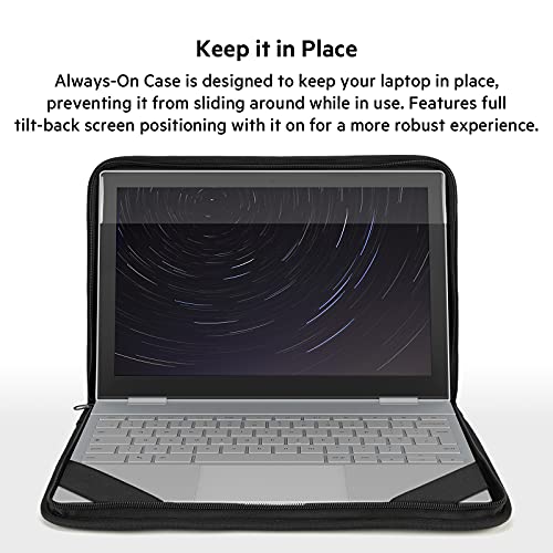 Belkin Always-On Protective Laptop Sleeve w/Dual Storage Pockets & Shock-Resistant Design for Device Protection - Fits 11in to 12in Laptop, Tablet, Chromebook, iPad, & MacBook - Travel & Daily Use - size: 11"-12", style: Always-On