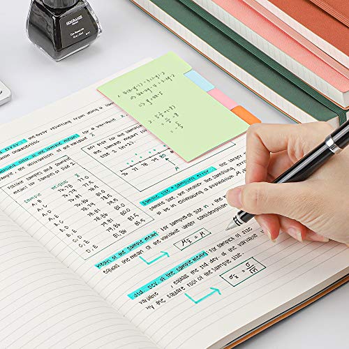 AHGXG College Ruled Notebook 2 Pack - B5 Large Composition Notebook Lined Journal 7.6 x 10 inch, with Thick 100gsm Lined Paper, Total 408 Numbered Pages, Inner Pocket - Green Blue - color: Green Blue, size: B5