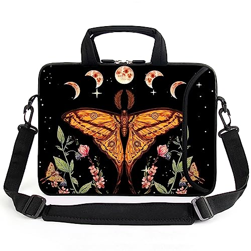 15" laptop sleeve laptop bag chromebook case adjustable shoulder strap with handle accessory pocket for men women (RYD-15-4) - color: Ryd-15-4