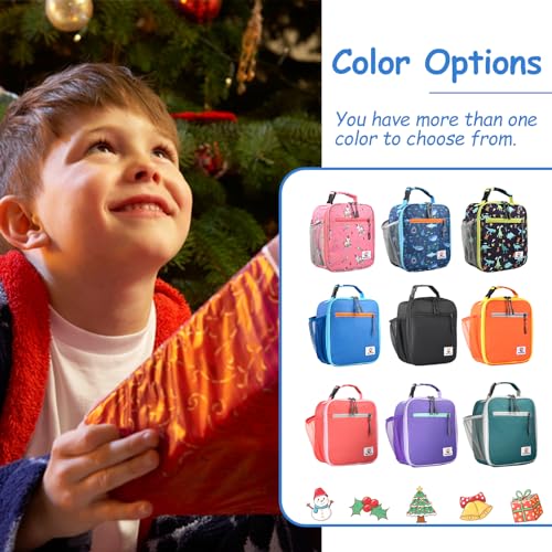 CaCTOUR Lunch Box Kids,Premium Insulated Lunchbox for Girls Boys,Soft Mini Cooler Bag Back to School Thermal Reusable Lunch Bag for Work School Picnic (Blue) - color: A-Blue