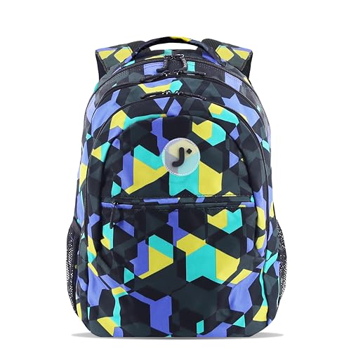 J World Cornelia Middle School Backpack for Kids. Student Laptop Bookbag, Cubes - color: Cubes