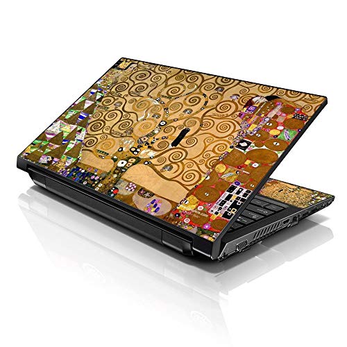LSS 15 15.6 inch Laptop Notebook Skin Sticker Cover Art Decal Fits 13.3" 14" 15.6" 16" HP Dell Lenovo Apple Asus Acer Compaq (Free 2 Wrist Pad Included) Klimt Tree of Life - color: Klimt Tree of Life, size: 13" - 16"