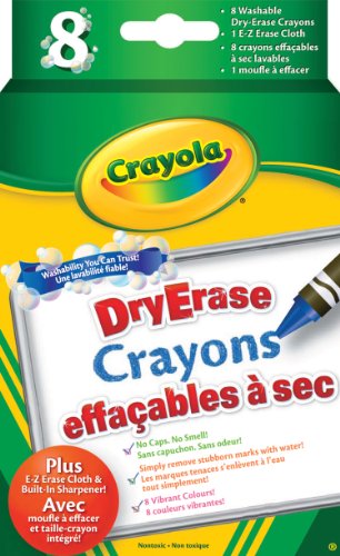 Crayola : 8 Dry Erase Crayons (Bilingual)