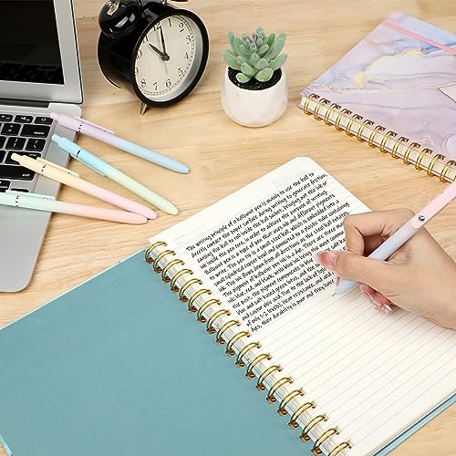 Ddaowanx Gel Pens Set,10 Pcs 0.5mm Retractable Quick Dry Black Ink Pens | Fine Point Smooth Writing Pens for Journaling,Cute Stationery Office&School Supplies,Gifts for Women Stocking Stuffers - color: 10 Pcs Gradient-Black Ink