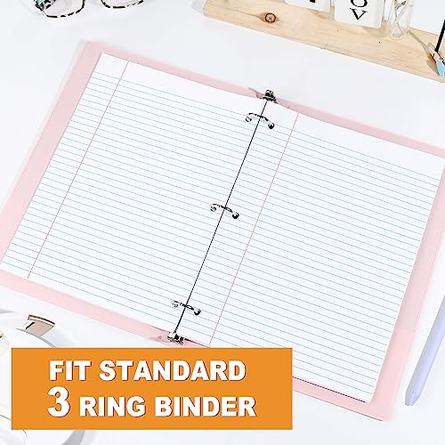 SUNEE Loose Leaf Paper, 450 Sheets, 3 Pack College Ruled Paper, 8 x 10-1/2 Inch Filler Paper, 3 Hole Punch Binder Paper, Loose Leaf Notebook Paper, 150 Sheets/Pack - size: College Ruled | 3 Pack