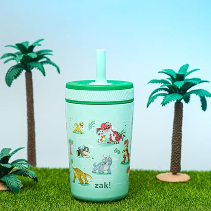 Zak Designs PAW Patrol: The Dino Movie Kelso Toddler Cups For Travel or Home, 12oz Vacuum Insulated Stainless Steel Sippy Cup With Leak-Proof Design, Perfect for Kids, BPA Free (Marshall, Skye, Rex) - color: PAW Patrol (Marshall, Skye, Rex)
