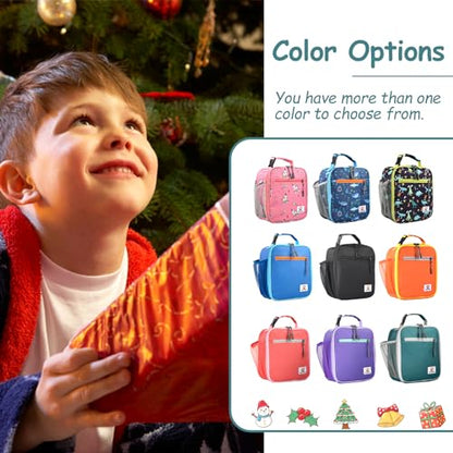 CaCTOUR Lunch Box Kids,Premium Insulated Lunch Bag for Girls Boys,Soft Bag Mini Cooler Back to School Thermal Reusable Lunch Bag for Work School Picnic (Green) - color: B-Green
