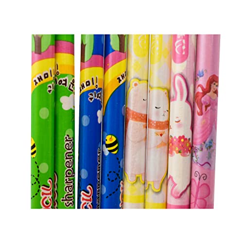 50 PCS Cute Cartoon Animal Pencils with Eraser HB Lead Wooden Pencil School Teachers Student Classroom Supplies Party Favor Gifts