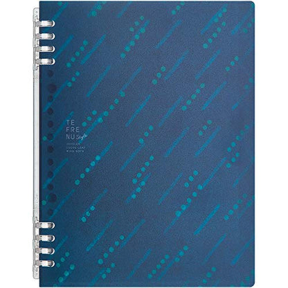 King Jim 9854TES-L104 Ring Notebook, Tefline, Style A5 - size: A5, style: Line
