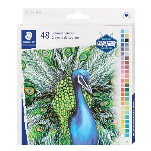 STAEDTLER Triangular Color Pencil, 48pcs