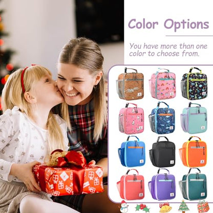 CaCTOUR Lunch Box Kids,Premium Insulated Lunch Bag for Girls Boys,Soft Bag Mini Cooler Back to School Thermal Reusable Lunch Bag for Work School Picnic (Mermaid) - color: C-Mermaid