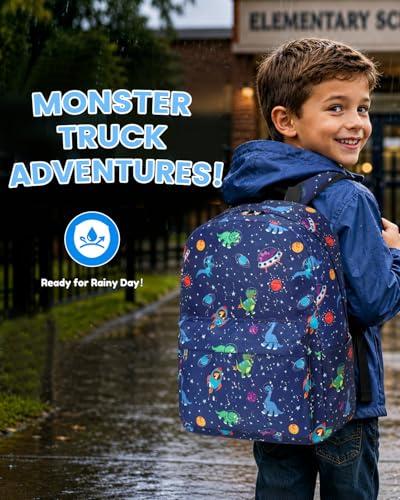 CAMTOP Backpack for Kids, Boys Girls Preschool Backpacks with Lunch Box Toddler Kindergarten School Bookbag Set (Blue Dinosaur 10) - color: Blue Dinosaur 10