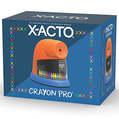 X-ACTO Pro Electric Crayon Sharpener, SafeStart Auto-Motor, Ideal for Home and School Use (Pack of 6) - size: 1 Count (Pack of 6)