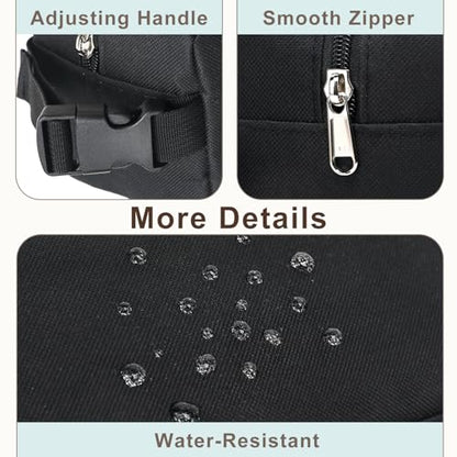 FlowFly Small Insulated Lunch box Portable Soft Bag Mini Cooler Thermal Meal Tote Kit with Buckle for Work, CyanWithBuckle - color: CyanWithBuckle
