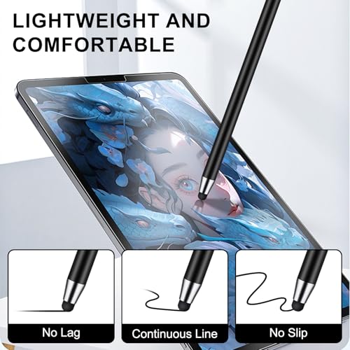 Stylus Pen [10 Pack] Universal Capacitive Touch Screen Pens for iPad/iPhone/Smartphones and Tablets,Compatible with All Capacitive Touch Screen(10 Black/White) - color: 10 black/white