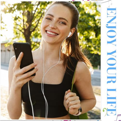 Kanayu 100 Packs Earbuds Bulk Basic Student Earphone Individually Bagged 3.5 mm Headphones for Schools Classrooms Library Teens Gift(Black, White) - color: black and white