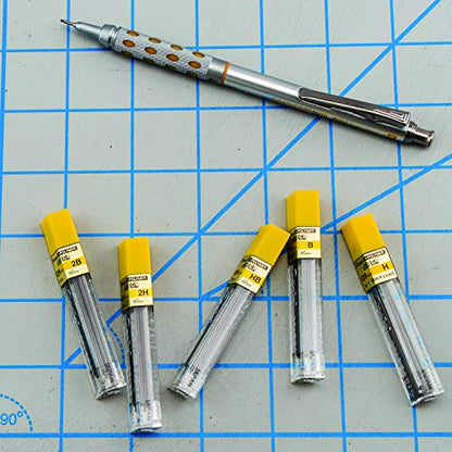 Pentel Super Hi-Polymer Lead Refill, 0.9mm Thick, 2H, 180 Pieces of Lead (50-9-2H) - style: 2H Lead