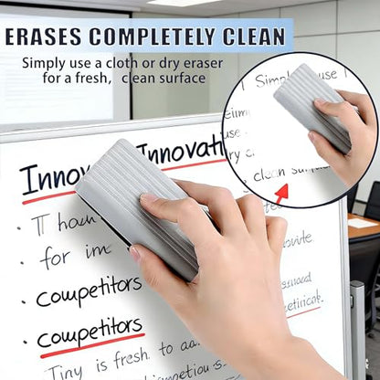 Fine Tip Dry Erase Markers 160 Pack Bulk, Black Red Blue Markers (80/40/40), Low Odor Perfect for Writing on Glass or Home School Office