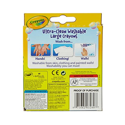 Crayola 8 Large Washable Crayons