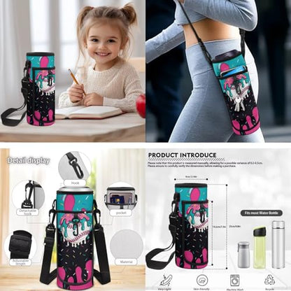 CLOHOMIN Baseball Kids Bookbag for Girls with Lunch Box 3 Piece Ice Cream Backpack Set Book Bags for Primary School Kids 1st Grade Cute Schoolbag with Lunch Tote Bag Water Bottle Bag for Girl 6-8 - color: Ice Cream Baseball