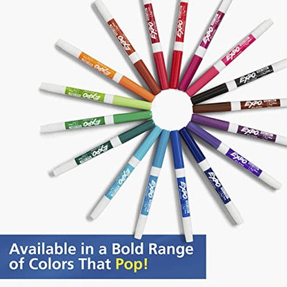 EXPO 86661 Low-Odor Dry Erase Markers, Fine Point