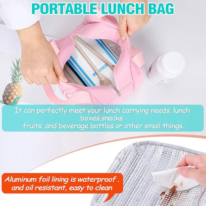 Lunch Bags Tote Cooler Bag Insulated Reusable Lunch Tote Bags Cartoon Portable Lunch Box Bag for Work Office Picnic Beach (Panda) - color: Panda
