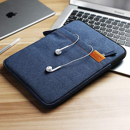 NIDOO Tablet Sleeve Protective Bag 8 inch for 8.3" iPad mini 6/7.9" iPad mini 5/8" Lenovo Tab M8 Gen / 8.7" Galaxy Tab A7 / 8" Huawei MatePad T 8 Water Repellent Vertical Laptop Case Pouch, Blue - color: Blue, size: 7.9" - 8" Tablet / 8.3" iPad mini