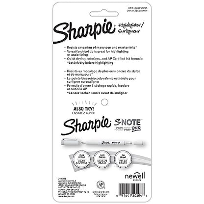 Sharpie® Accent Pocket Highlighters, Chisel Tip, Assorted Barrels, Assorted Mild Pastel Ink, Pack Of 6 Highlighters