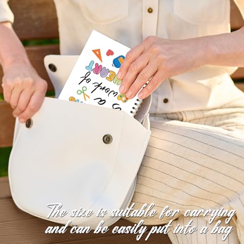 LRVSYUIN Teacher Notebook Journal, Funny Hardcover Spiral Notebook for Back to School Classroom Supplies, Teachers Appreciation Gift - Teaching is a work of heart (B01) - style: WhiteTeaching is a work of heart