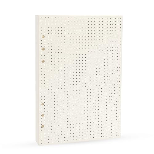 Harphia A5 Dot Planner Inserts, Spiral Notebook Refills, 6 Ring Binder Paper, Dotted Paper for Filofax (A5 5.59 x 8.27 inches, Dotmatrix) - color: Dot Paper, size: A5