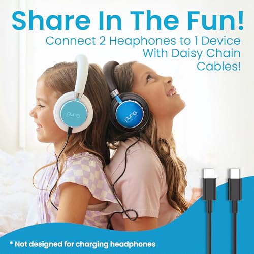 Puro Sound Labs Kids Wireless Headphones – Volume-Limiting 85dB, Built-In Mic, Studio-Grade Sound, 20-Hour Battery Life, Comfortable Fit & Easy to Connect Kids Bluetooth Headphones – BT2200 Plus, Teal - color: Teal