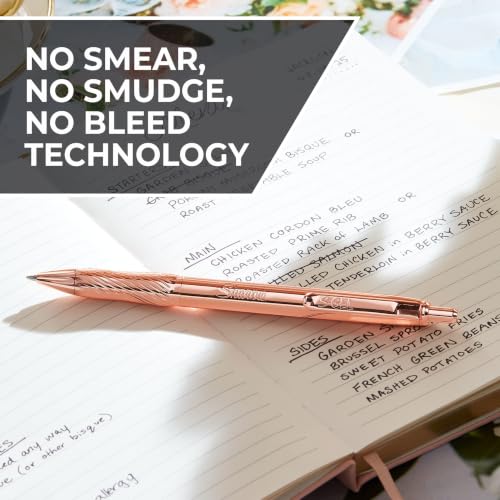 Sharpie S-Gel Pens, Copper Metal Body, Medium Point (0.7mm), Black Gel Ink, Includes 2 Pens and 2 Additional Ink Refills - size: 1 Count (Pack of 2)