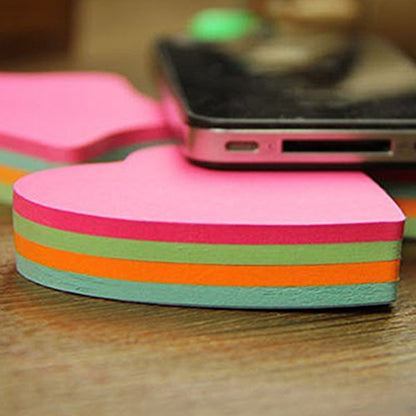Funny live 6 Pads Creative Sticky Notes 3x3 Self-Stick Notes for Home, Office,100 Sheets/Pad, 'Butterflie', 'Clothe', 'Heart', 'Leaves', 'Apple', 'Strawberry', 'Bear', 'Plum Flower',etc. Shapes Random