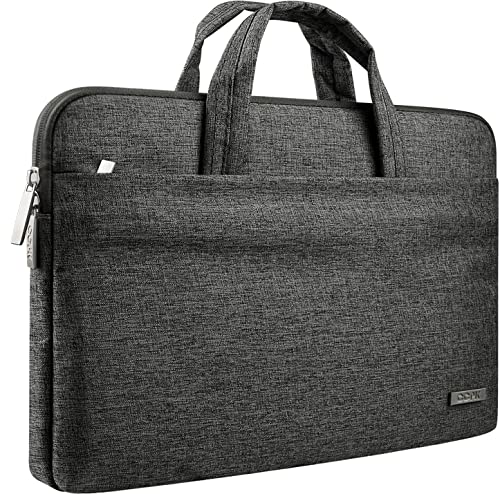 CCPK Laptop Bag 13-13.3 inch for New MacBook Pro 14 Inch M5 A3426 A3427 2026 A3434 2025 M4 A3185 2024 M3 M2 M1 2023 2021 Air Neo Laptop Sleeve Computer Case with Handle Waterproof Briefcase Black Grey