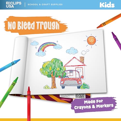 Sketch Book for Kids, Drawing Pad for Kids, Drawing Paper, Sketch Pad for Kid, Sketchbook for Kid (9 x 12, 40 Sheets) (4) - size: 4 Pack