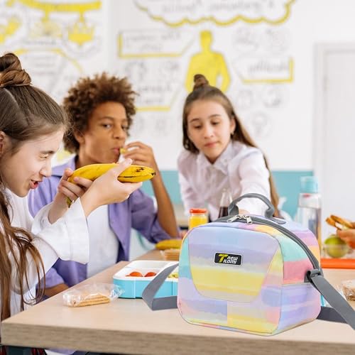 NEW TILAMI Kids Lunch Bag Double Insulated for tilami Rolling Backpack Girls Boys forTravel School Picnic, Whispering Lavender Dream - color: Whispering Lavender Dream