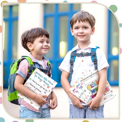 Outus 24 Pcs Classwork Pocket Folders Bulk Students Portfolio Take Home Pocket Folders Gifts for Classroom Home Office Students Teachers School Supplies - style: Chic Style