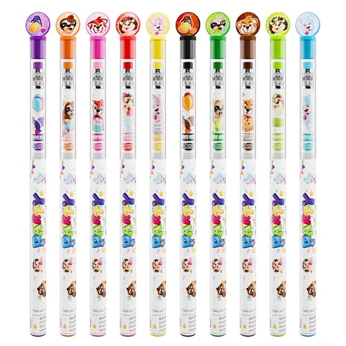 Party Smencils - Patented Gourmet Scented Graphite HB #2 Pencils made from Recycled Newspapers, 10 Count, Gifts for Kids, School Supplies - color: Party