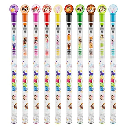 Party Smencils - Patented Gourmet Scented Graphite HB #2 Pencils made from Recycled Newspapers, 10 Count, Gifts for Kids, School Supplies - color: Party