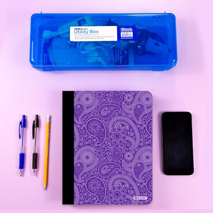 BAZIC PRODUCTS Paisley Composition Notebook, College-Ruled, 100 Ct, 48-Case | 100 college-ruled sheets (200 pages), sewn binding, 9.75 x 7.5 in - size: 48-Pack