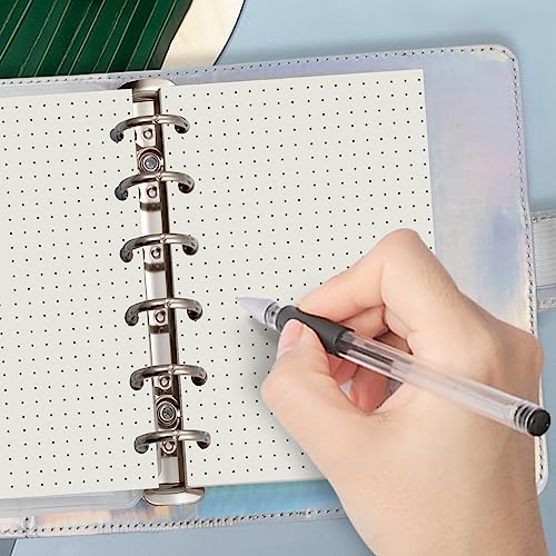 Harphia A7 6-Hole Binder Refill Value Set, 90-Sheet Dotted Loose Leaf Paper with Stickers and Dividers, Planner Inserts with Binder Pockets - color: Dot Paper Set, size: A7
