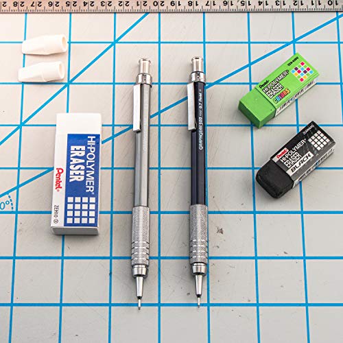 Pentel Graph Gear 500 Automatic Drafting Pencil, 0.5mm, Black Barrel, 1 Pack (PG525BP) - style: 0.5mm