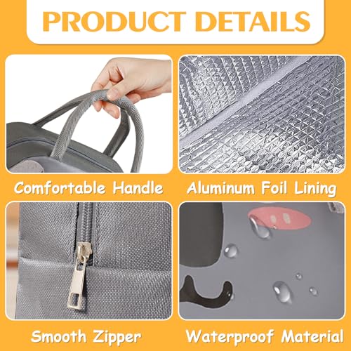 Lunch Bags Tote Cooler Bag Insulated Reusable Lunch Tote Bags Cartoon Portable Lunch Box Bag for Work Office Picnic Beach (Koala) - color: Koala