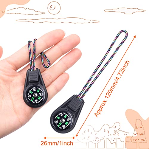 10/25/50/100 Pack Compass for Kids Mini Compasses Bulk Kids Toy Compass for Party Favor/Hiking/Scout Classroom Learning Directions - color: 50PCS Black