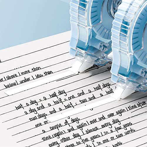 Correction Tape, 12 Pack Correction Tape Dispenser, Easy to Use Applicator for Instant Corrections, Study Supplies and Office Products, 144mx5mm