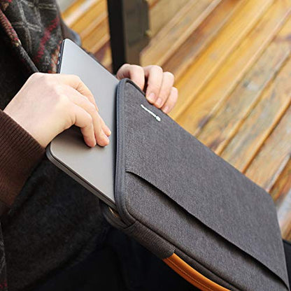 NIDOO 10 12.5 13 14 15.6 inch Laptop Sleeve Case - color: Dark Grey, size: 12.5-13 inch