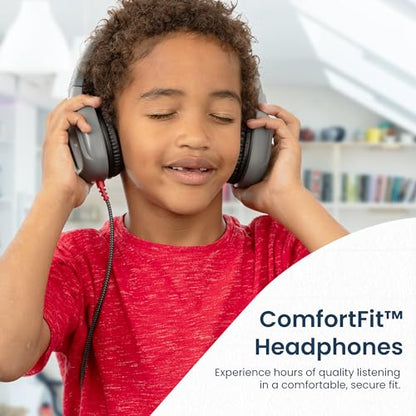 Brenthaven Rugged 2 Wired Headphones with Mic | USB C - Long Tangle Free Chew-Proof Cord w In Line volume control - Reliable Drop Tested and Comfortable for Kids K-12 Students Classroom and School Use - size: USB-C
