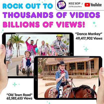 Move2Play, Kidz Bop, Bluetooth Headphones for Kids | Hi-Def Microphone & Speakers | 94dB Volume Limiting | Wireless | Adjustable | School Use | Gift 3 4 5 6 7 8+ Year Old Girls Boys - color: Blue