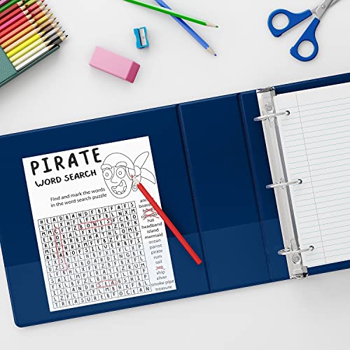 Staples Simply Economy 0.5-Inch Round Ring Non-View Binder, Holds Up to 100 Sheets, Navy, Lightweight Binder for Office & School - color: 1 Pack, size: 0.5" Inch, style: Navy
